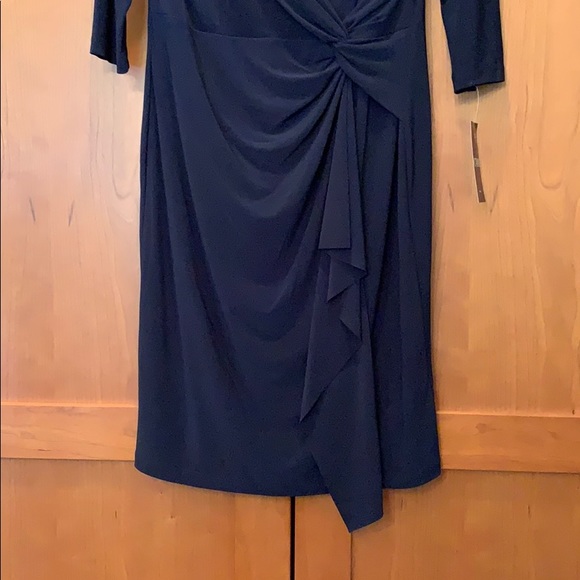 Chaps Draped Dress - Picture 3 of 4